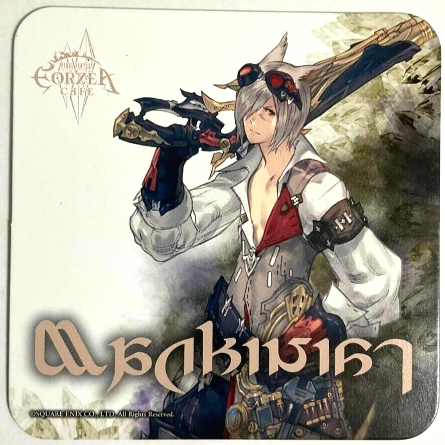 Final Fantasy XIV Job Art Coaster Machinist Eorzea Cafe