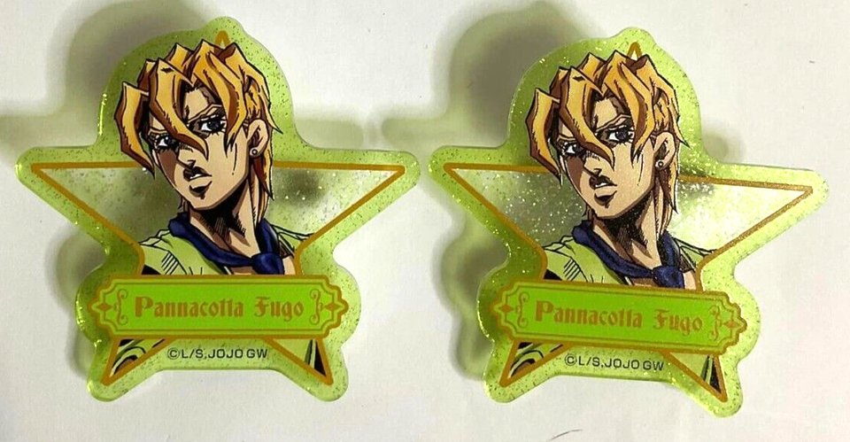 JOJO Golden Wind Star Acrylic Badge Button Pannacotta Fugo