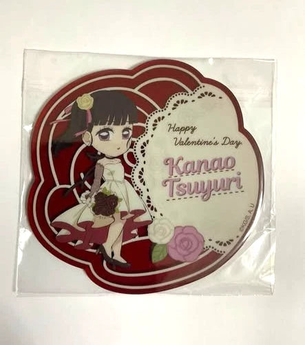 Kimetsu Yaiba Demon Slayer Valentine 2024 Acrylic Coaster Kanao Tsuyuri xde