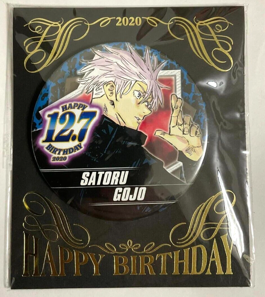 Jujutsu Kaisen Bday 2020 Can Badge Button Satoru Gojo