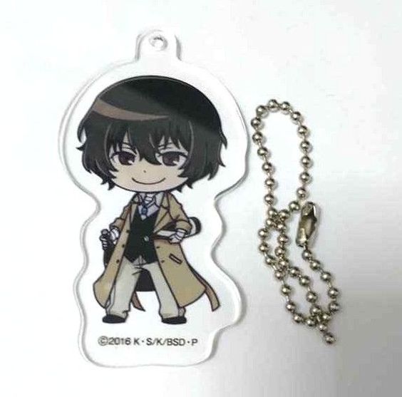 Bungo Stray Dogs Dead Apple Acrylic Keychain Strap Osamu Dazai