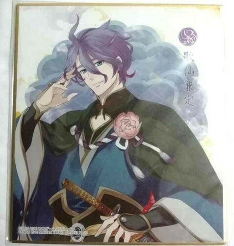Touken Ranbu Hanamaru Art Autograph Shikishi Kanesada Kasen Nitroplus