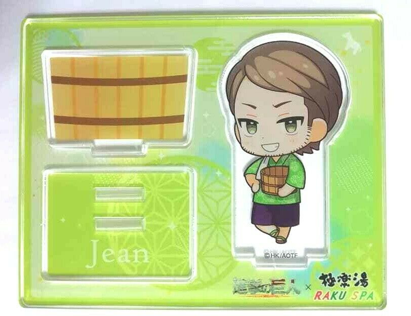 Attack On Titan Raku Spa Mini Acrylic Stand Jean Kirstein