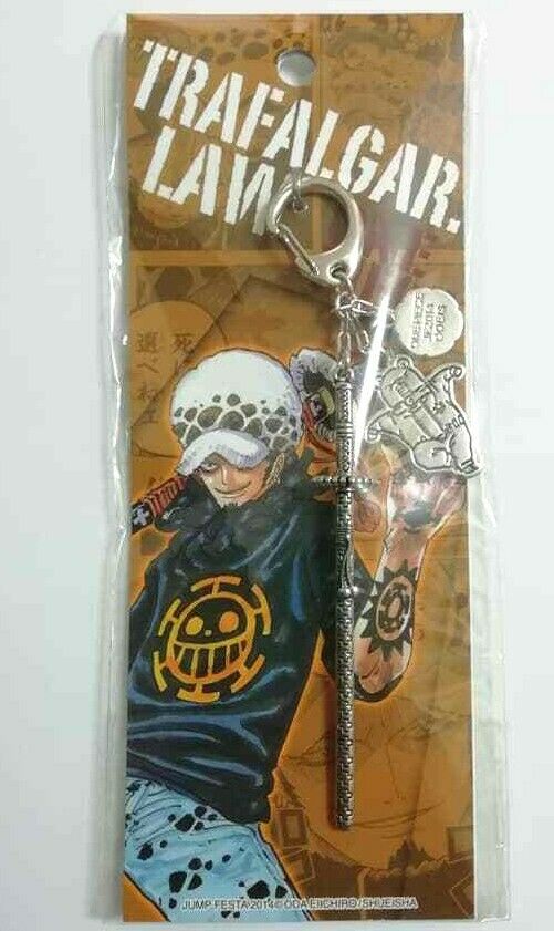 One Piece Metal Keychain Trafalgar Law Katana Kikoku