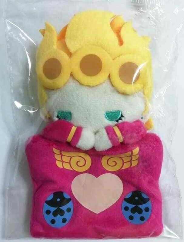 JOJO Bizarre Adventure Golden Wind Plush Doll Pouch Giorno Giovanna
