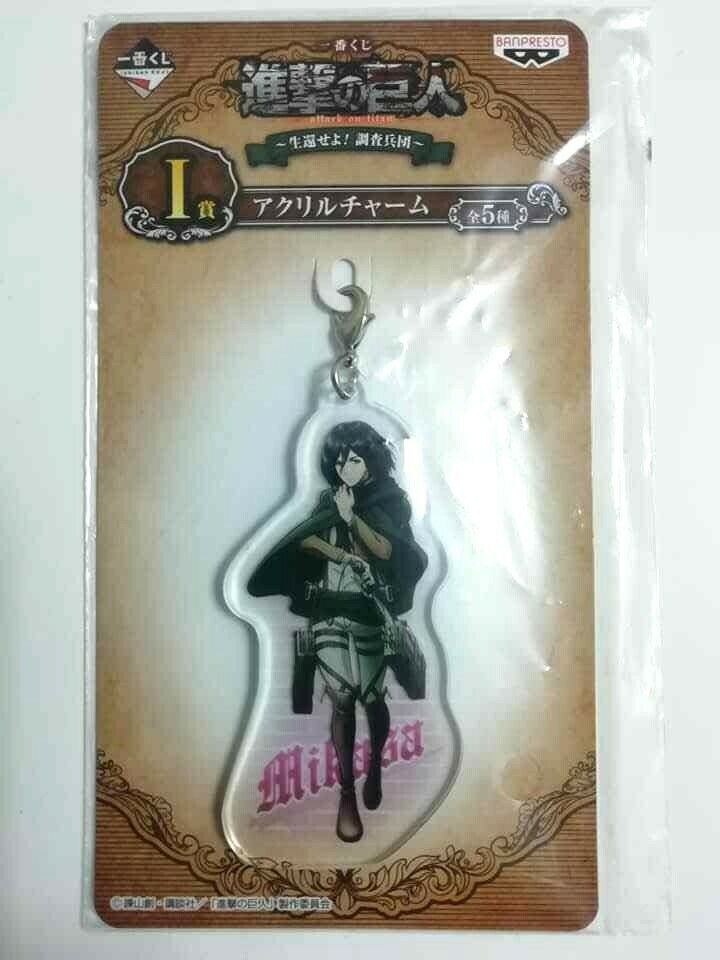 Attack on Titan Acrylic Keychain Mikasa Ackerman