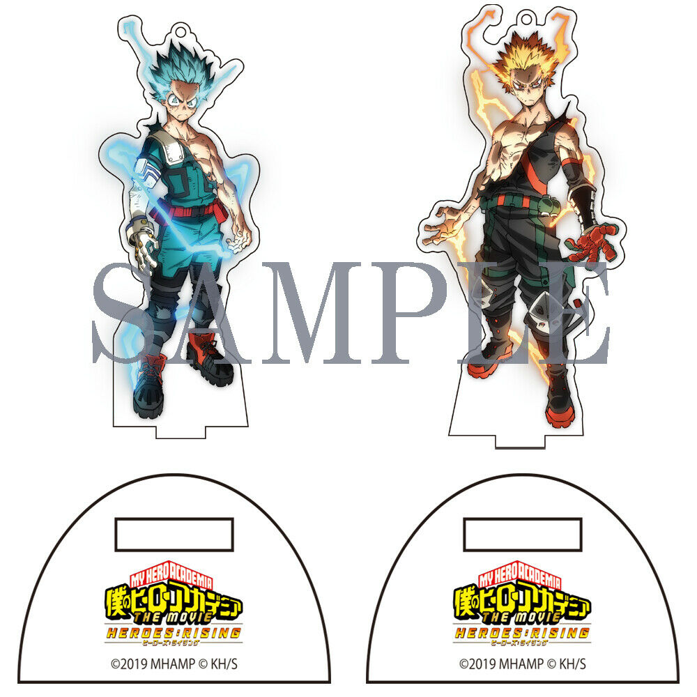 My Hero Academia TOHO Heroes Rising Acrylic Stand Midoriya Bakugo