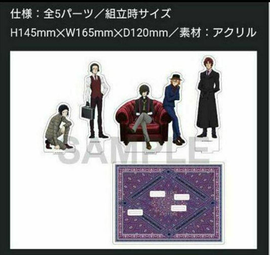 Bungo Stray Dogs Acrylic Stand Diorama Dazai Nakahara Oda Akutagawa AGF2020