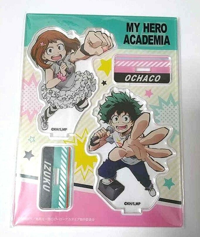 My Hero Academia Acrylic Stand Izuku Midoriya Ochako Uraraka