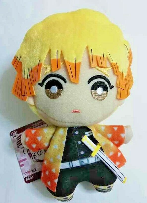Kimetsu no Yaiba Demon Slayer Tomonui Plush Doll Zenitsu Agatsuma