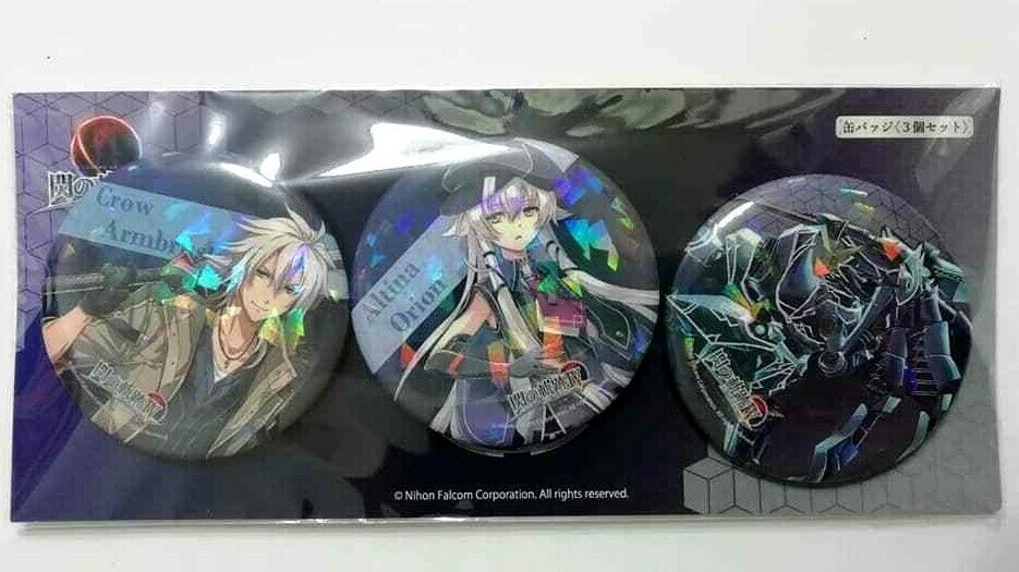 Legend of Heroes Sen no Kiseki IV Can Badge Button Crow Armbrust Altina Orion