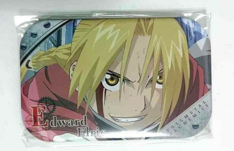 Fullmetal Alchemist Square Can Badge Button Edward Elric