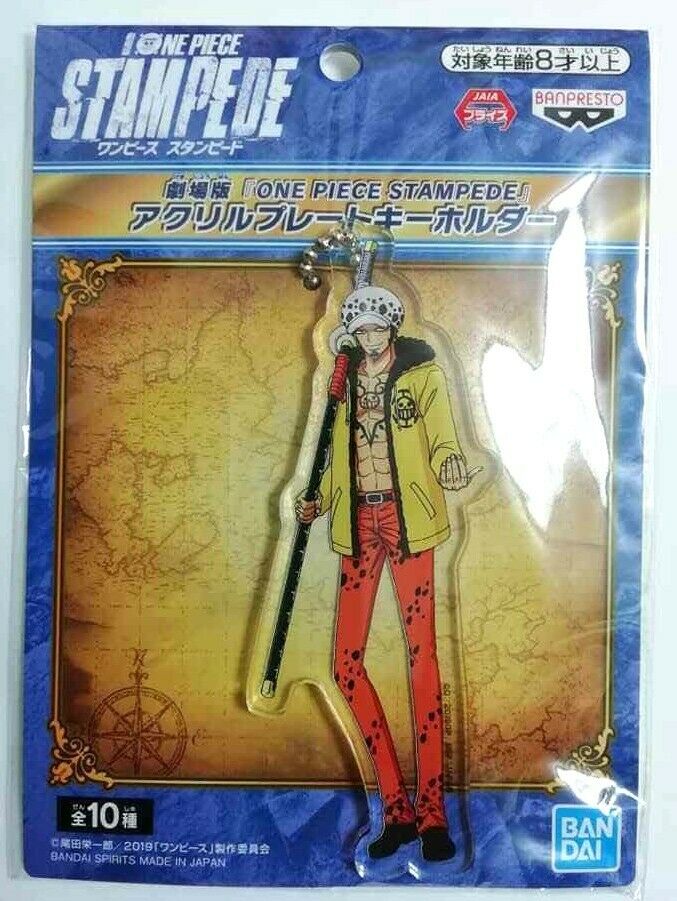 One Piece Stampede Acrylic Plate Keychain Trafalgar Law