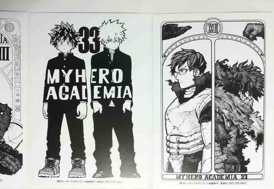 My Hero Academia vol.33 Bonus Card Izuku Midoriya Bakugo Iida Uraraka