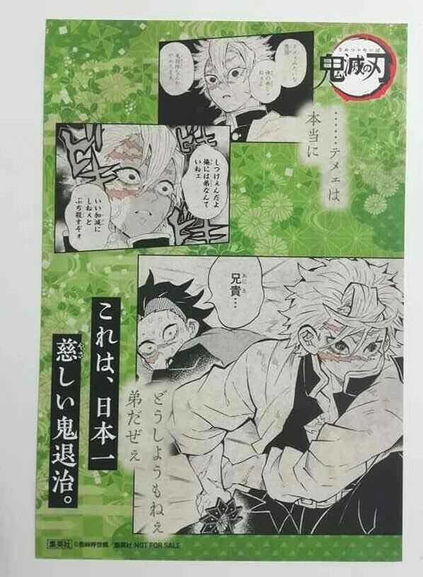 Kimetsu no Yaiba Demon Slayer Bonus Post Card Samine Shinazugawa