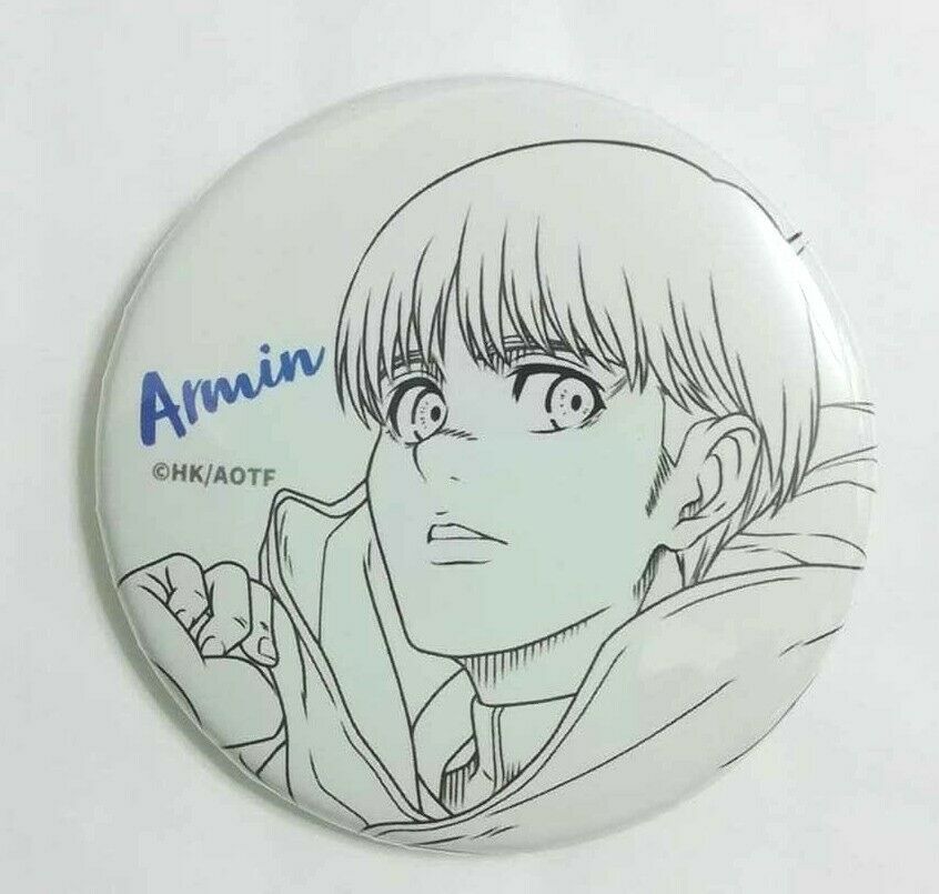 Attack On Titan MAPPA Showcase Genga Can Badge Button Armin Arlert