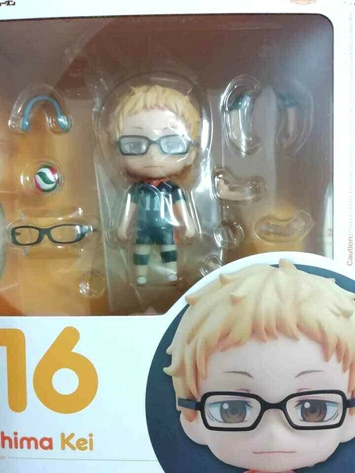Haikyuu Nendoroid Action Figure Non Scale Kei Tsukishima Karasuno