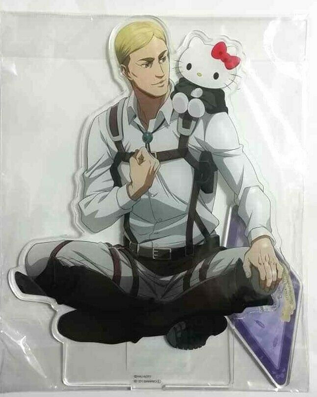 Attack On Titan Sanrio Size L Big Acrylic Stand Erwin Smith