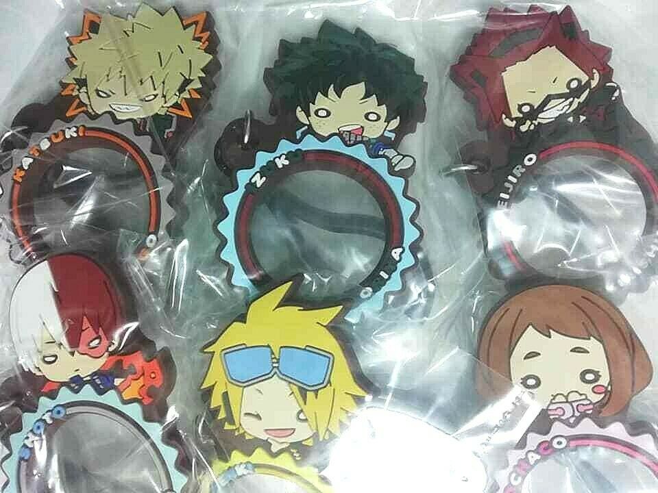 My Hero Academia Nitotan Bottle Holder Strap x6 Midoriya Bakugo Todoroki