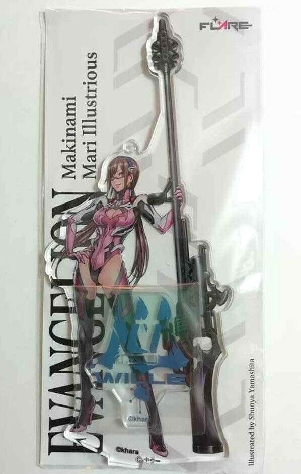 Evangelion Acrylic Stand Mari Makinami Shunya Yamashita