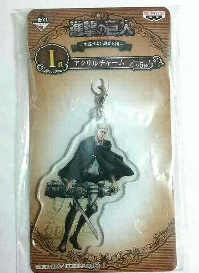 Attack on Titan Acrylic Keychain Charm Erwin Smith