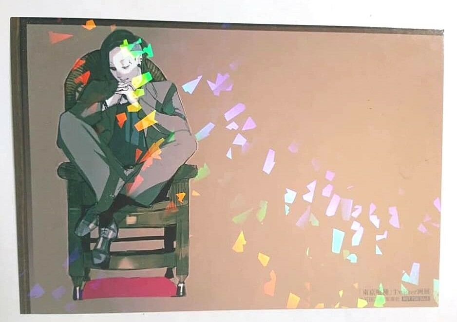 Tokyo Ghoul Hologram Bonus Card Uta Sui Isihida