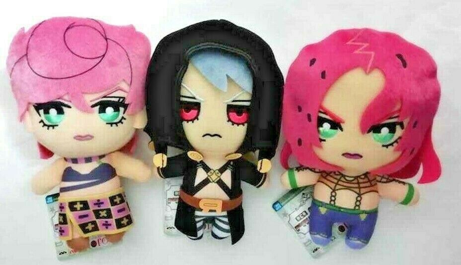 JOJO Golden Wind TOMONUI Plush Doll Risotto Nero Diavolo Trish Una