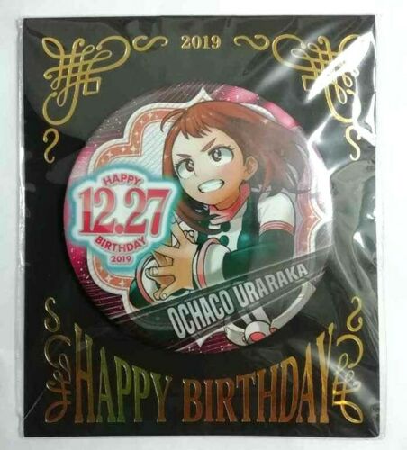 My Hero Academia Bday 2019 Can Badge Button Ochako Uraraka