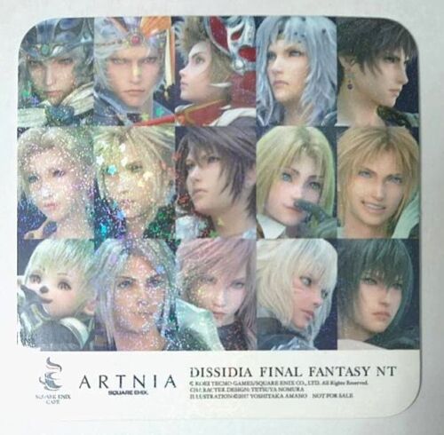 Final Fantasy Dissidia Coaster Noctis Lightning Cloud Squall Tidas Tina