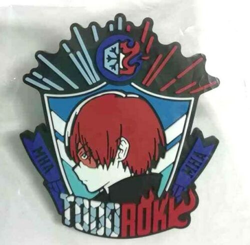 My Hero Academia Rubber Badge Button Shoto Todoroki