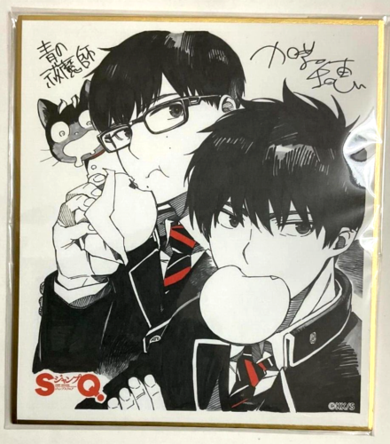 Blue Exorcist Jump Festa 2023 Autograph Shikishi Rin Yukio Okumura