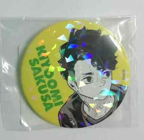 Haikyuu V HEROES All Star Hologram Can Badge Button Kiyoomi Sakusa