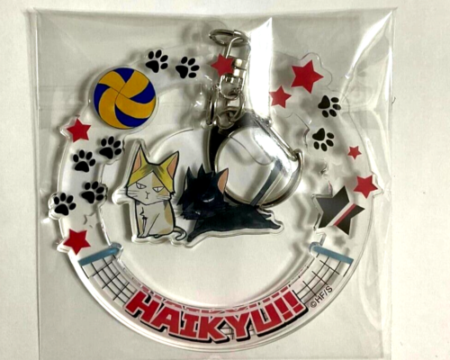 Haikyuu Circle Acrylic Keychain Strap Kenma Kozume Tetsuro Kuroo