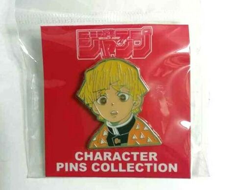Kimetsu no Yaiba Demon Slayer Pins Button Zenitsu Agatsuma
