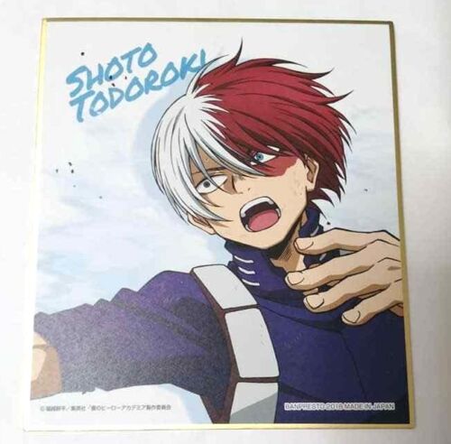 My Hero Academia Plus Ultra Autograph Shikishi Shoto Todoroki