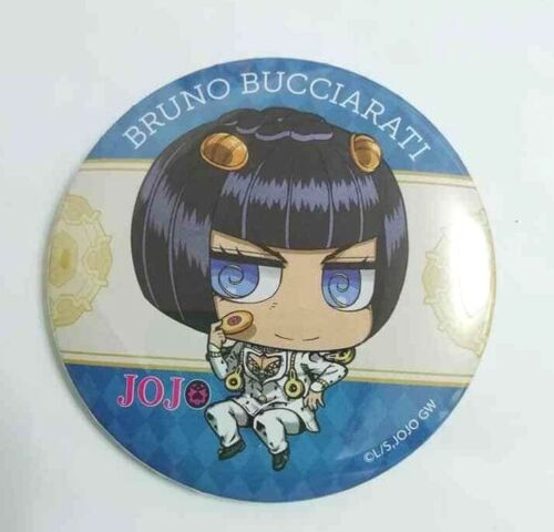 JOJO Golden Wind Ristorante Can Badge Butuon Bruno Bucciarati