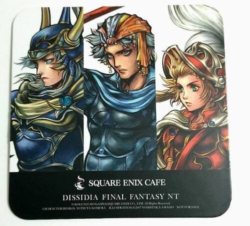 Final Fantasy Dissidia Coaster Noctis Lightning Cloud Squall Tidus Ace Vaan