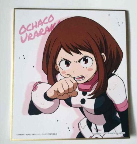 My Hero Academia Plus Ultra Autograph Shikishi Ochako Uraraka