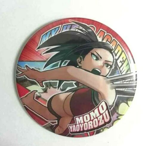 My Hero Academia Can Badge Button Momo Yaoyorozu Horikoshi