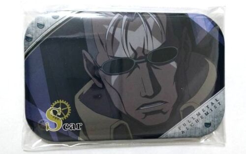 Fullmetal Alchemist Square Can Badge Button Scar Ishbalan Hagaren