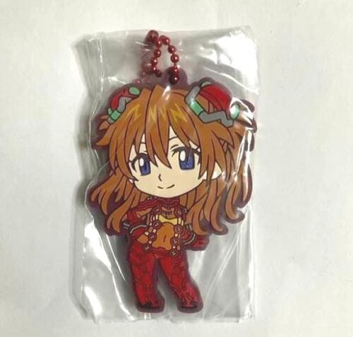 Evangelion Gacha Assort 04 Rubber Mascot Strap Charm Shikinami Asuka