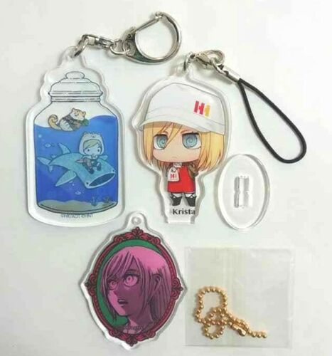 Attack On Titan Acrylic Keychain Strap Krista Lenz Historia Reiss
