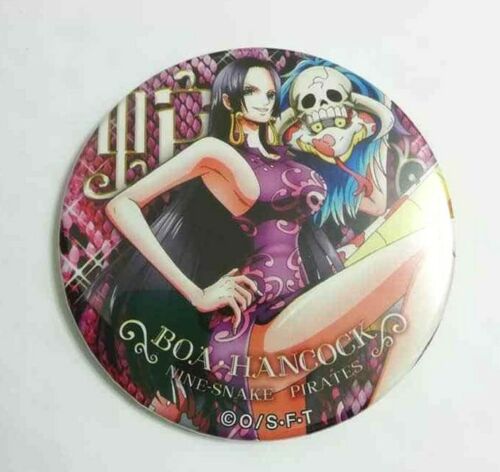 One Piece Yakara FIRE Can Badge Button Boa Hancock