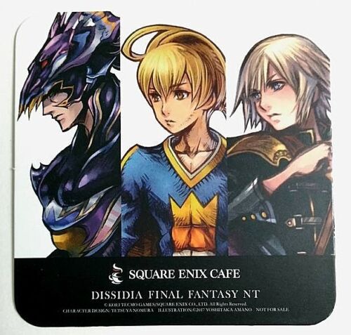 Final Fantasy Dissidia Coaster Noctis Lightning Cloud Squall Tidus Ace Vaan