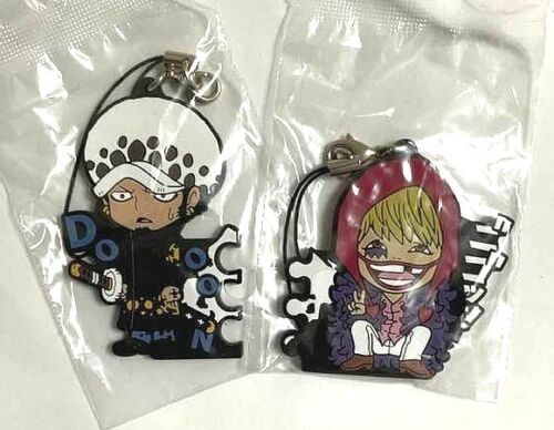 One Piece Rubber Strap Charm Trafalgar Law Corazon