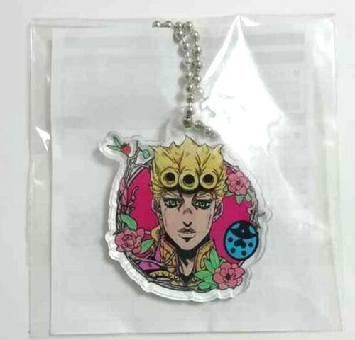 JOJO Golden Wind Acrylic Keychain Strap Giorno Giovanna J-world