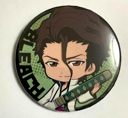 Bleach Graffart Can Badge Button Sosuke Aizen