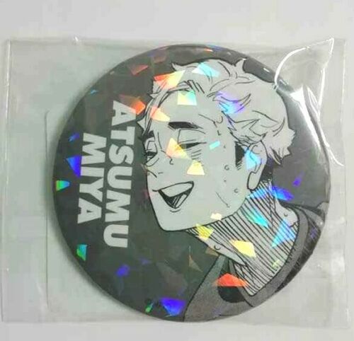 Haikyuu V HEROES All Star Hologram Can Badge Button Atsumu Miya