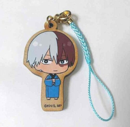 My Hero Academia Wooden Tag Keychain Shoto Todoroki