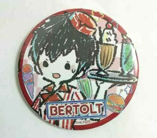 Attack On Titan GraffArt Can Badge Button Bertolt Hoover